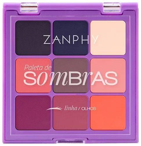 Imagem de Paleta De Sombras Zanphy Linha Olhos 9 Cores 11,7g (ESCOLHA O SEU)