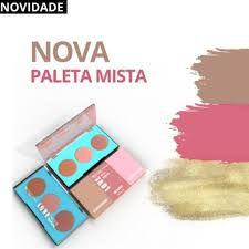 Imagem de Paleta Mista Contorno Blush e Iluminador da Max Love 