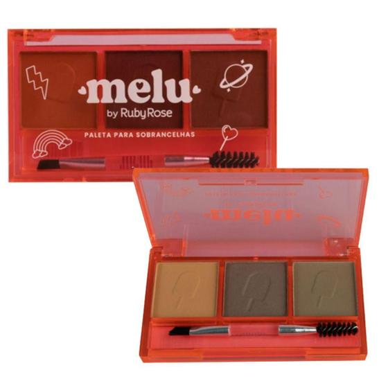 Imagem de Paleta Para Sobrancelhas Melu By Ruby Rose Cor 01 Hb-571 7G