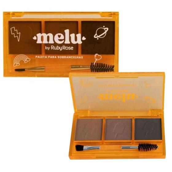 Imagem de Paleta Para Sobrancelhas Melu By Ruby Rose Cor 02 Hb-571 7G