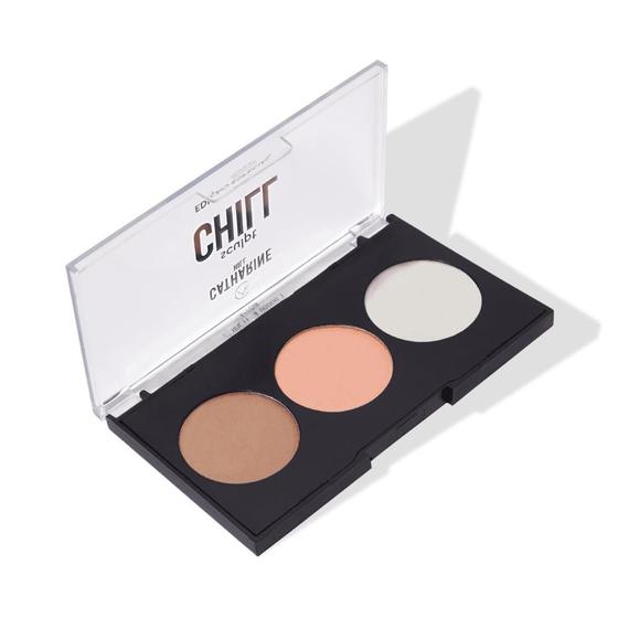 Imagem de Paleta Sculpt CHILL Trio Contorno+Blush+Iluminador Edição Limitada Catharine Hill