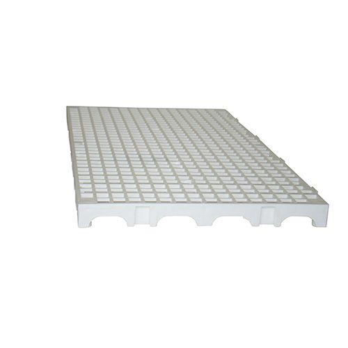 Imagem de Palete de Plástico Modular Branco 25x50x2,5cm