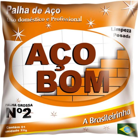 Imagem de Palha De Aco N.2 - 22Gr - Kit C/20 PC