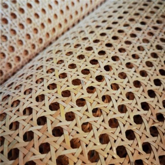 Imagem de Palha Natural Rattan Real Da Indonésia Sextavada 80Cm X 1 Mt