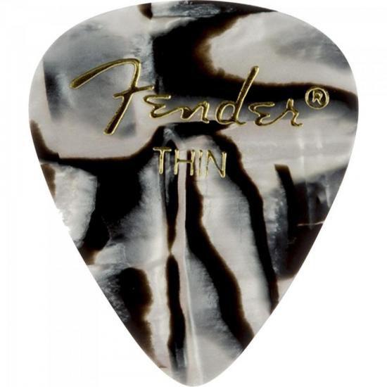 Imagem de Palheta Celulóide Shape Graphic 351 Thin Zebra FENDER