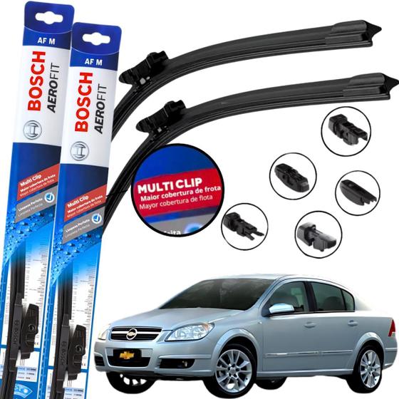 Imagem de  Palheta Dianteira Par Limpador de Parabrisa Para Brisa Original Bosch Multiclip CHEVROLET VECTRA 2008 09 10 11 2012