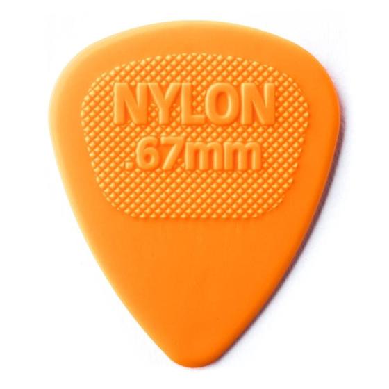 Imagem de Palheta Dunlop Nylon 0,67mm Laranja