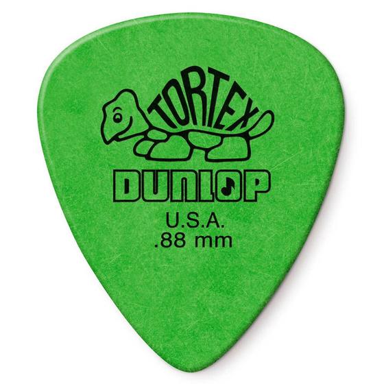 Palheta Dunlop Tortex 0,88MM - Verde Menor preço em Palheta Dunlop Tortex 0,88MM - Verde