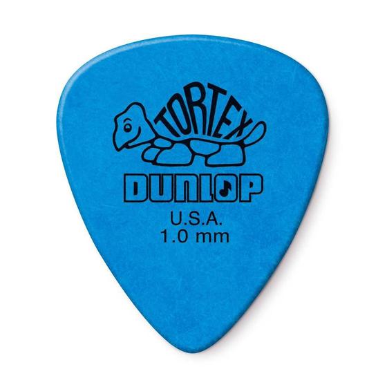 Palheta Dunlop Tortex 1MM - Azul Menor preço em Palheta Dunlop Tortex 1MM - Azul