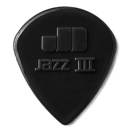 Imagem de Palheta Guitarra Dunlop Jazz III - Kit 12 unidades