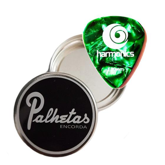 Imagem de Palheta Guitarra Violão Baixo Harmonics 1,20mm - 5 Unidades