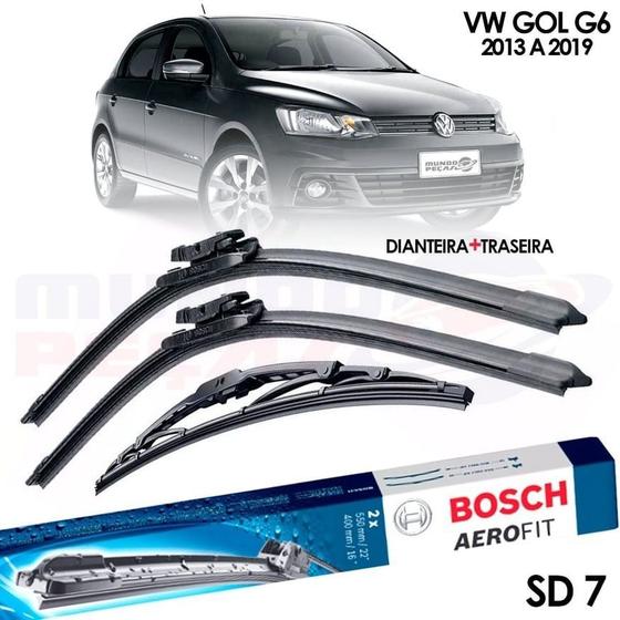 Palheta Limpador Bosch Novo Gol G6 2013 2014 2015 2016 2017 - Limpador ...