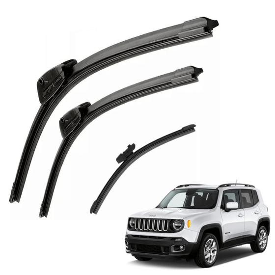 Palheta Limpador Jeep Renegade 2015 2016 2017 2018 2019 D+T - Bosch ...
