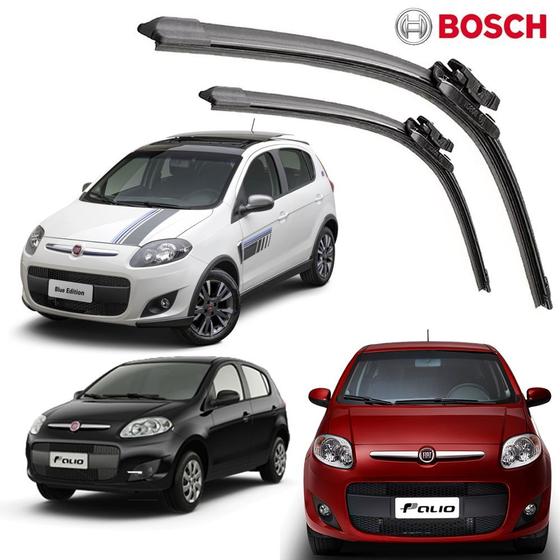 Imagem de Palheta Limpador Parabrisa Novo Palio Sporting Attractive 2012 2013 2014 2015 a 2018 Original Bosch