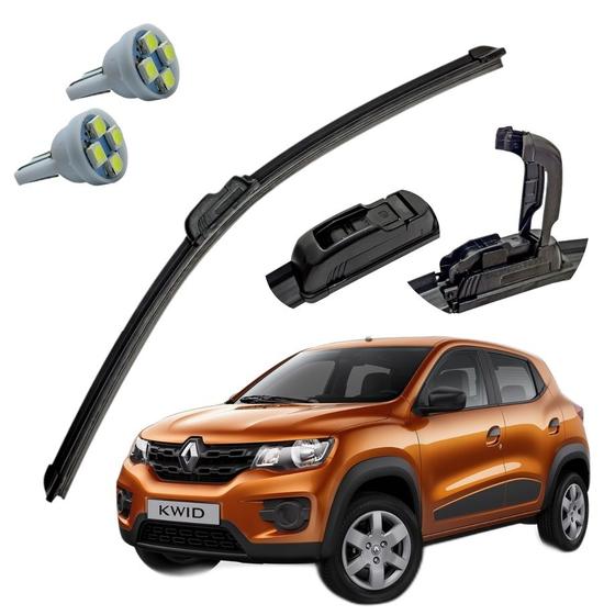 Imagem de Palheta Limpador Parabrisa Renault Kwid + Pingo T10