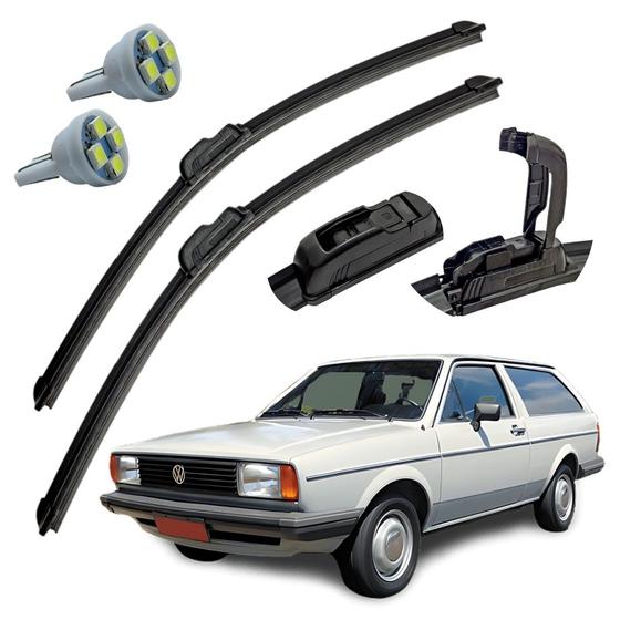 Imagem de Palheta Limpador Parabrisa VW Parati 1982 A 1995 + Pingo T10