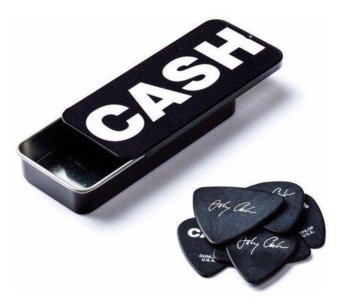 Imagem de Palheta Media Johnny Cash Bold Signature Cx C/6 Dunlop