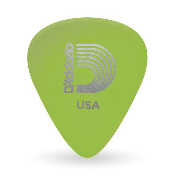 Imagem de Palheta Para Guitarra Celuloide Glow Leve (Pacote Com 10) D'Addario 1CCG2-10