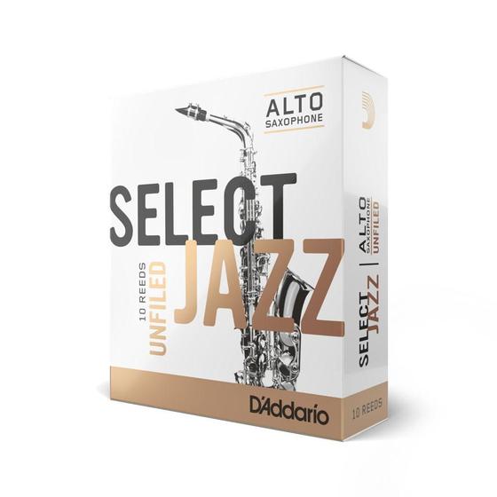 Imagem de Palheta Sax Alto 2H Unf. (10 Unidades) D'Addario Select Jazz