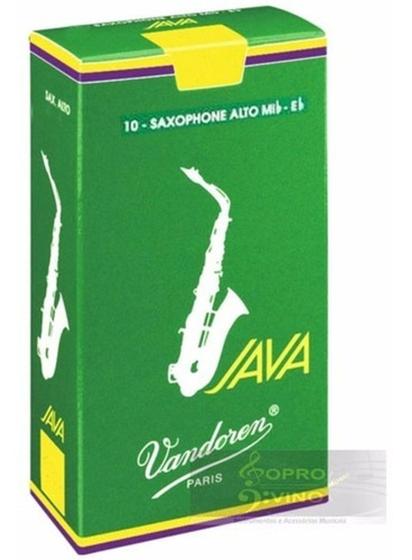 Imagem de Palheta Sax Saxofone Alto Mib Eb Vandoren Paris Java 2 1/2
