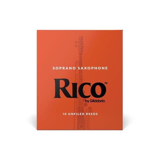 Imagem de Palheta Sax Soprano 2.0 (10 Unidades) D Addario Rico RIA1020 F035