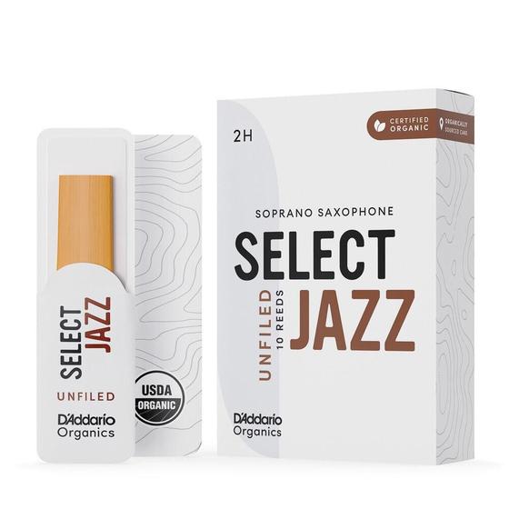 Imagem de Palheta Sax Soprano 2H (10) DAddario Organic Select Jazz
