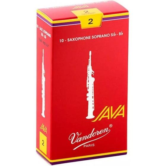 Imagem de Palheta Sax Soprano Vandoren Red 2 Java Cut 7806