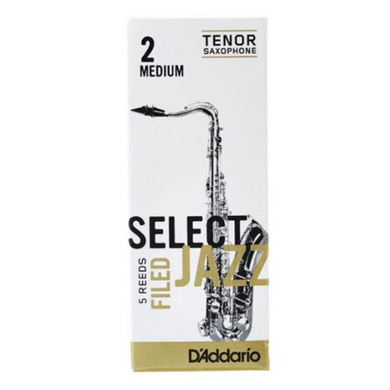 Imagem de Palheta Sax Tenor 2 Select Jazz RSF05TSX2M Caixa c/ 5 - D'addario