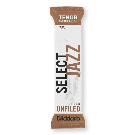 Imagem de Palheta Sax Tenor 3S Unfiled (Unidade) D Addario Select Jazz