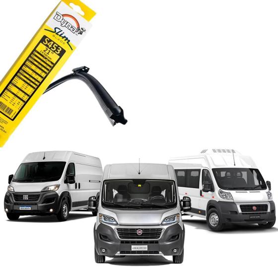 Imagem de Palhetas Dianteiras Slim Plus Fiat Ducato Preto