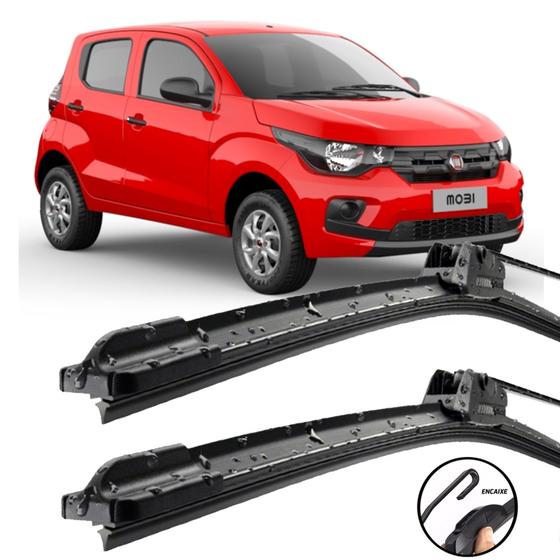 Palhetas Silicone Limpador De Parabrisa 23" 16" Fiat Mobi 16-20 Menor preço em Palhetas Silicone Limpador De Parabrisa 23" 16" Fiat Mobi 16-20