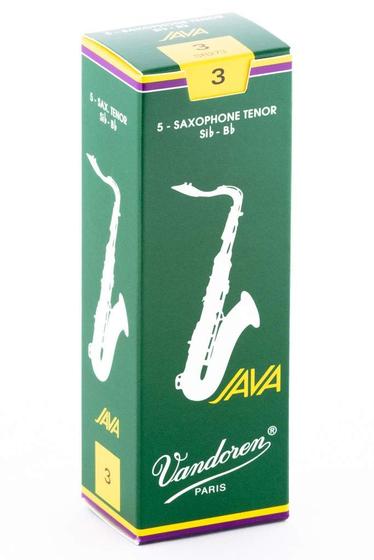 Imagem de Palhetas Vandoren JAVA Strength 3 para Saxofone Tenor (Caixa com 5)