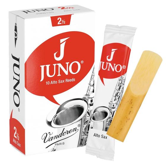 Imagem de Palhetas Vandoren JUNO Alto - Resistência 2.5 - Caixa com 10 Unidades