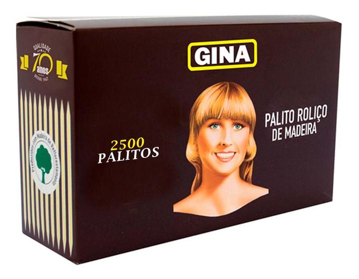 Imagem de Palito De Dente Gina Caixa Com 100 Unid Kit 25