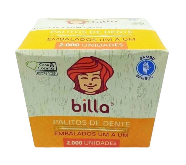 Imagem de Palito dente embalado um a um 12 cx 2000 un bambu petisco