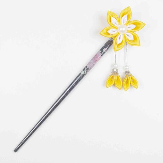 Imagem de Palito japonês para cabelo - Kanzashi. Modelo Yuna.