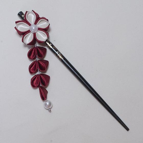 Imagem de Palito Para Cabelo, Hashi Kanzashi - Modelo New Sakura