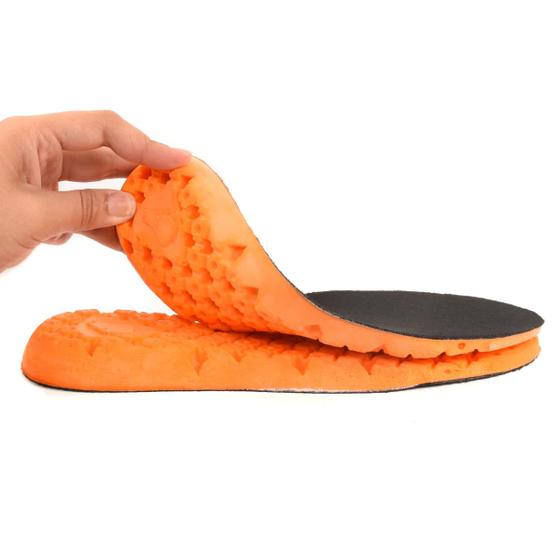 Imagem de Palmilha Em PU Chock Zero Anatômica Super Confortável Macia Flexível Coturnos Sapato Sapatilha