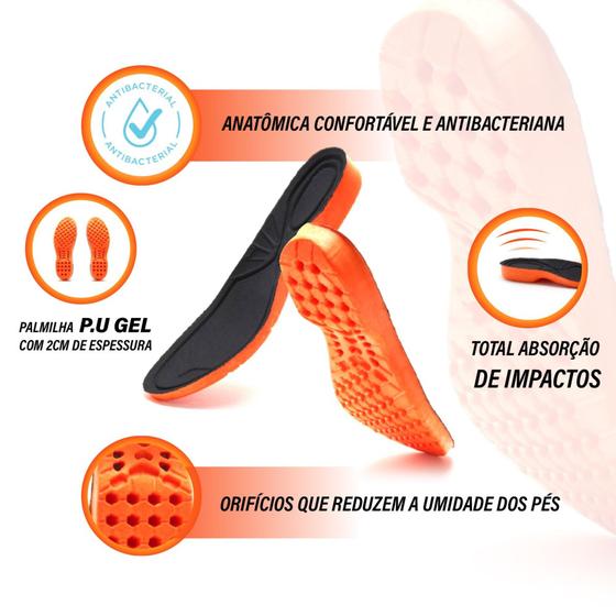 palmilha gel anatomica pu ortopedica para quem trabalha ate 10 horas em pe conforto coturno é boa?