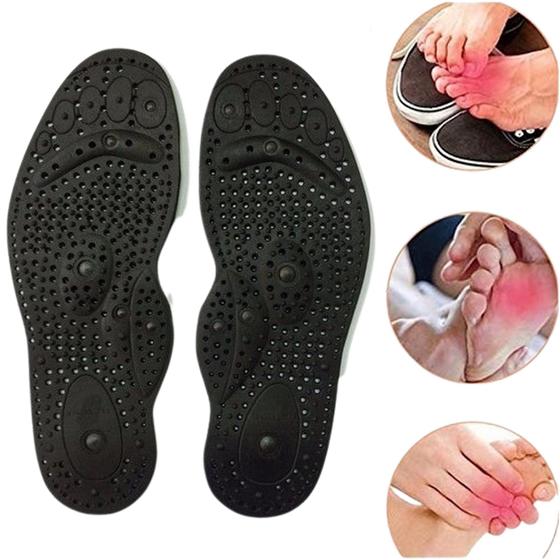 Imagem de Palmilha Magnética Insole Anatômica - Carvão Ativo - Terapia Oriental Do-in