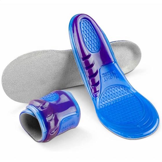 Palmilha Ortopédica Gel Silicone Anti Impacto 4feet Menor preço em Palmilha Ortopédica Gel Silicone Anti Impacto 4feet