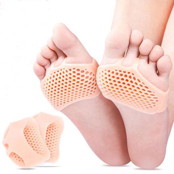 Imagem de Palmilhas Silicone Gel Para Metatarso Dor Antepé Alívio Almofadas De Sapato Cuidados Com Os Pés