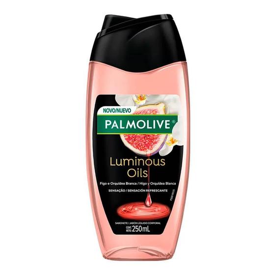 Imagem de Palmolive sabonete líquido luminous oils figo e orquídea branca com 250ml