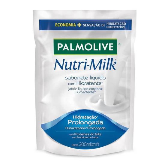 Imagem de Palmolive sabonete líquido refil nutri-milk hidratante com 200ml