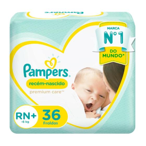Pampers Fraldas Premium Care Recém Nascido Rn+ 36 Unidades Menor preço em Pampers Fraldas Premium Care Recém Nascido Rn+ 36 Unidades