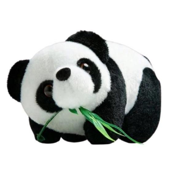 Imagem de Panda Filhote Pelúcia 13 Cm Animal Fofo Selva Floresta