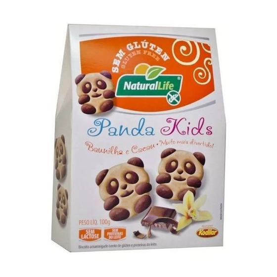 Imagem de Panda kids baunilha e cacau caixa natural life 100g