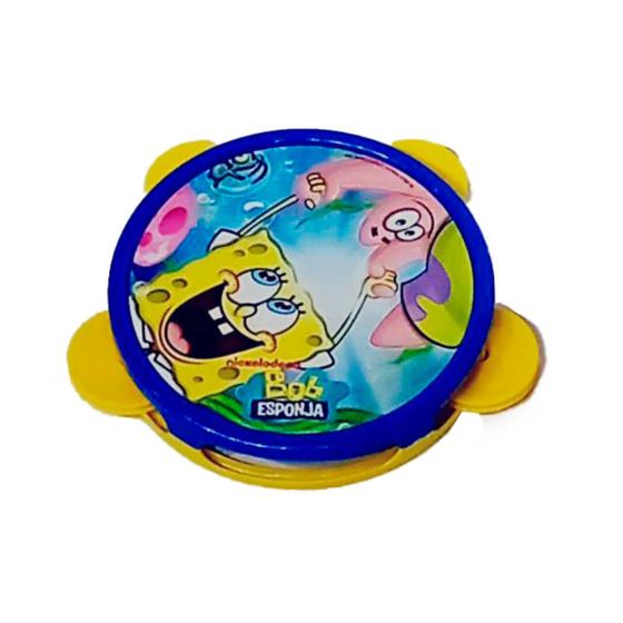 Imagem de Pandeiro bob esponja - kit com 24 unidades