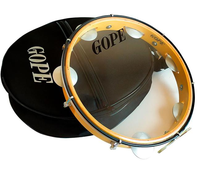 Menor preço em Pandeiro Gope Para Pagode Pele Cristal 12 Polegadas Com Capa