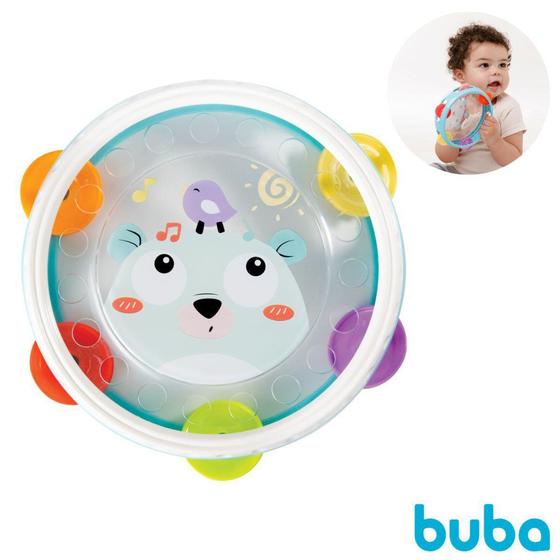 Imagem de Pandeiro Infantil Brinquedo Musical Educativo Para Bebê Buba